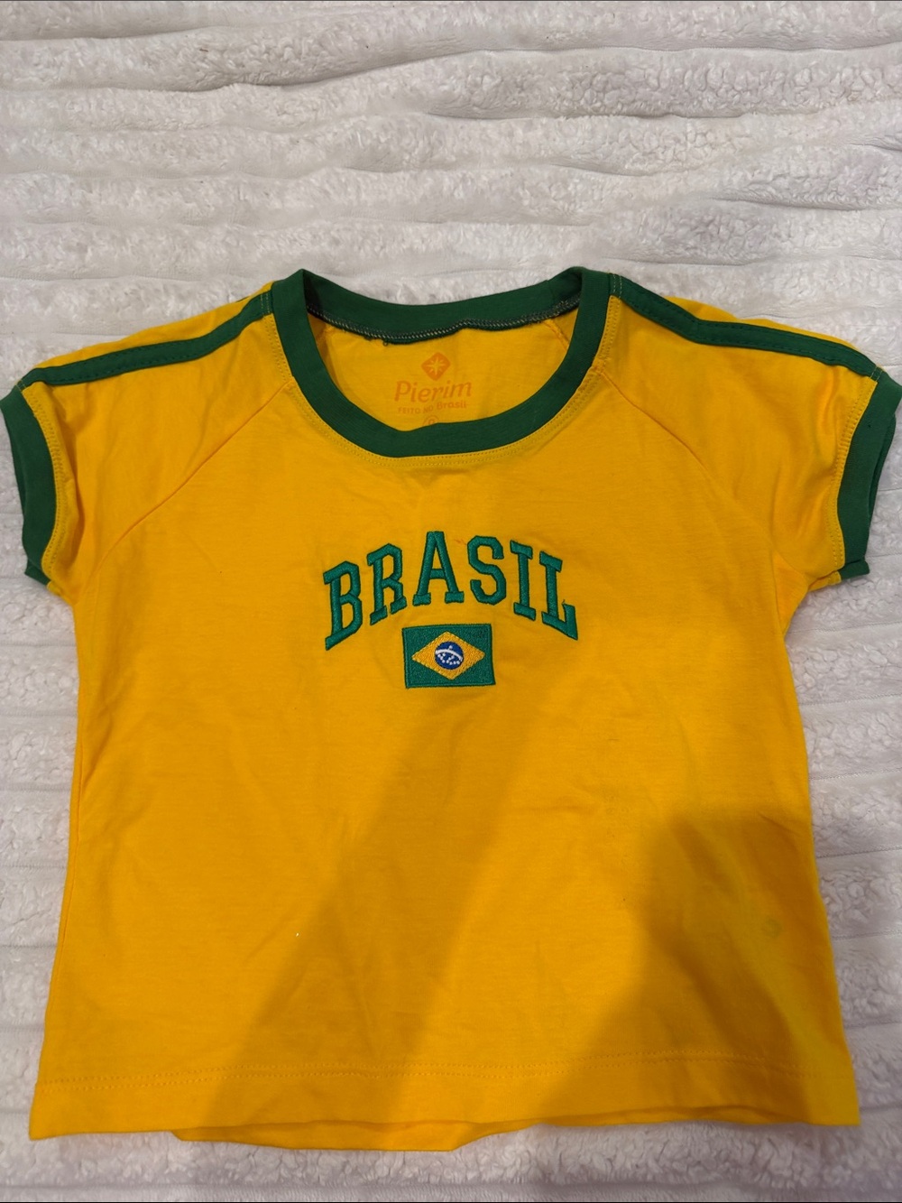 Brasil Yellow & Green  Tee